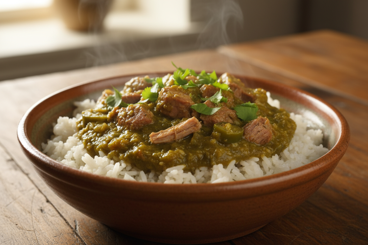 Hot Pork Green Chili